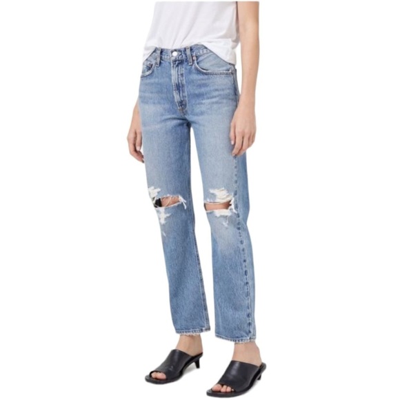 NEW Agolde Mia Straight Leg Jeans Size 25 - Picture 4 of 11